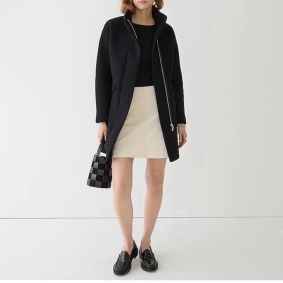 J.Crew Cocoon coat in Italian stadium-cloth wool blend - Picture 4 of 12